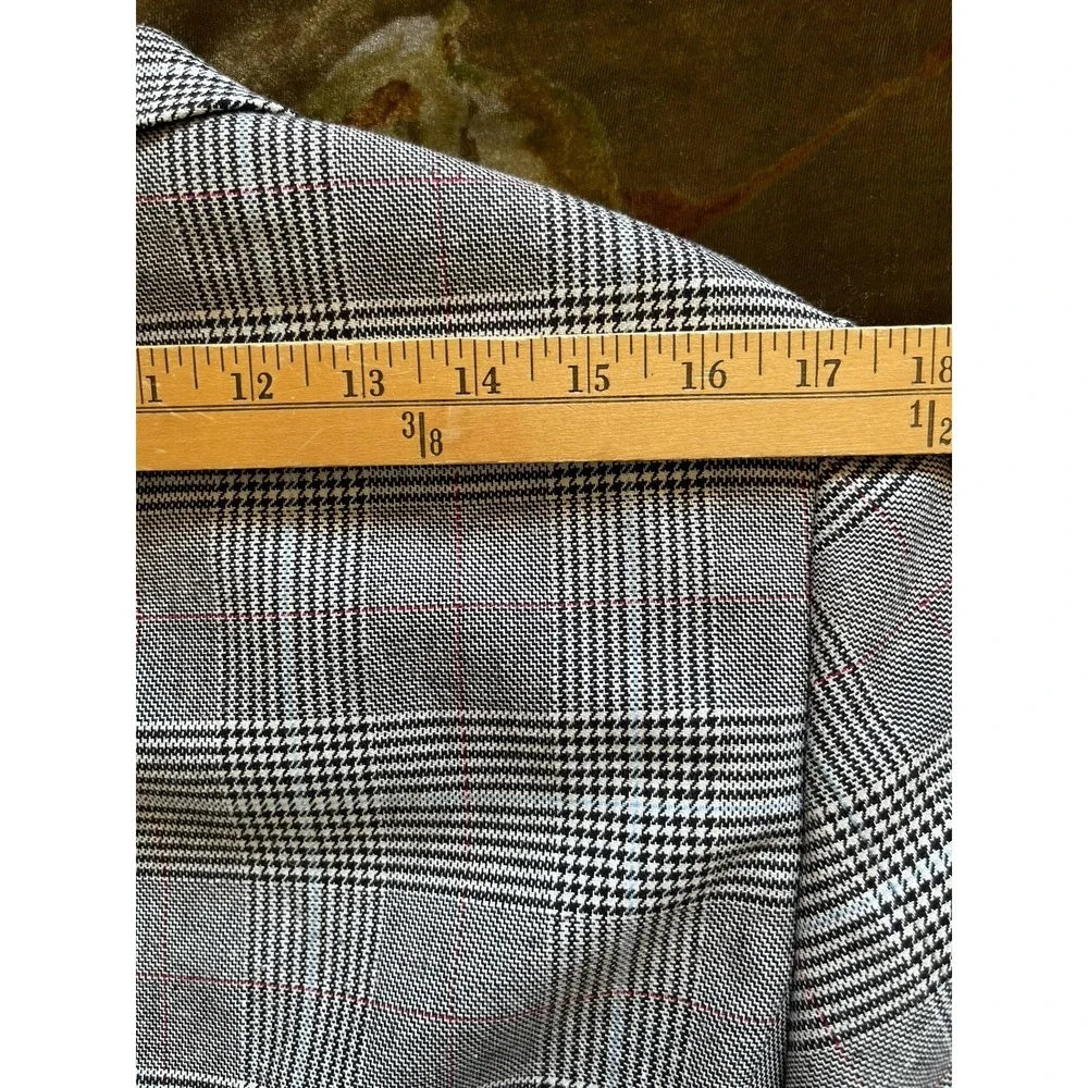 Heart and Dagger Mens Cotton Blend Sport Coat Blazer 38R Gray Double Vented